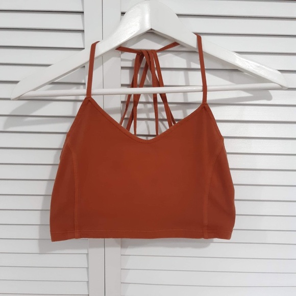 American eagle rust color bralette cross back - Picture 1 of 3